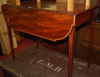 Lot 1436 - An early 19th century mahogany and satinwood...