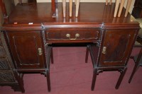 Lot 1408 - An early 20th century mahogany inverted...