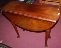 Lot 1397 - A mid 18th century mahogany and fruitwood drop...