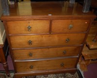 Lot 1400 - A Victorian Aesthetic Movement walnut chest of...