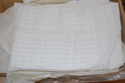 Lot 544 - Victorian and later christening gown and...