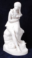 Lot 1075 - An early Victorian Minton parian figure...