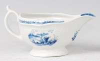 Lot 1092 - A first period Worcester porcelain sauceboat,...