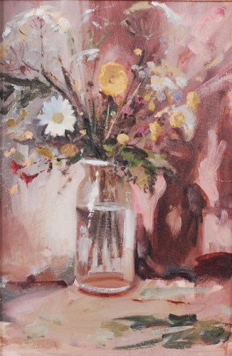 Lot 1439 - Roy Petley (b.1951) - Still life with flowers...