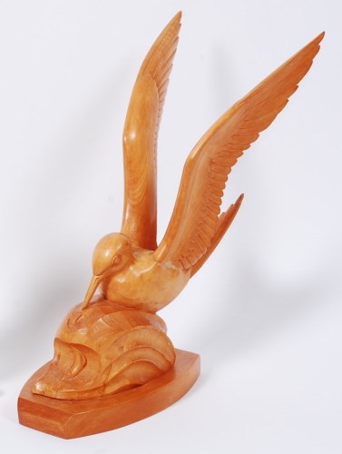 Lot 142 - Wharton Lang of St Ives school - A carved...