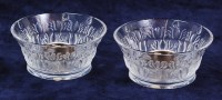 Lot 50 - A pair of modern Lalique frosted and moulded...