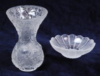 Lot 52 - A modern Lalique frosted and moulded glass...