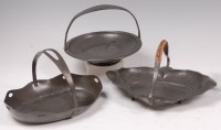 Lot 124 - A collection of three Art Nouveau hammered...