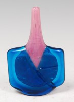 Lot 59 - A small Mdina cased glass fish vase, possibly...