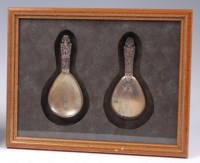 Lot 78 - Aage Dragsted - A pair of Danish cased silver...