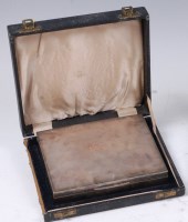 Lot 81 - A mid-20th century silver cigar box, having...