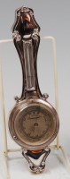 Lot 88 - An Art Nouveau miniature silver two dial...