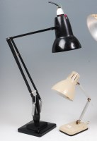 Lot 117 - A Herbert Terry black painted anglepoise desk...