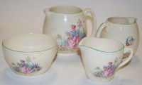 Lot 275 - A pair of Beswick graduated jugs with transfer...