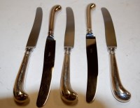 Lot 276 - A set of twelve modern silver plated table...