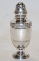 Lot 283 - An early 20th century French silver pedestal...