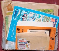 Lot 718 - A small collection of assorted loose stamps;...