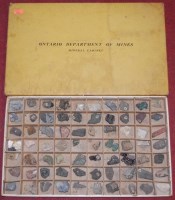 Lot 722 - A boxed Ontario Department of Mines mineral...