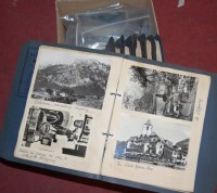 Lot 726 - Five albums of 19th century and later...