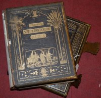 Lot 730 - A Victorian leather bound and brass mounted...