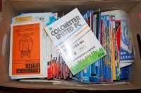 Lot 171 - A box of assorted football programmes, mainly...