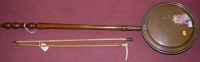 Lot 177 - A circa 1900 silver topped bamboo swagger...