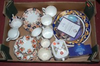 Lot 180 - A Victorian part tea service; together with...
