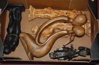 Lot 183 - A box of miscellaneous items to include;...