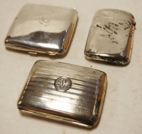 Lot 648 - A Victorian silver pocket calling card case,...