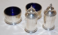 Lot 649 - A pair of George V open salts, each having...