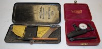 Lot 650 - A The Matchless Set Mathematical Instruments...