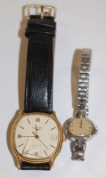 Lot 541 - A gents Longines quartz wristwatch, having...