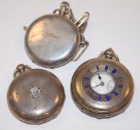 Lot 539 - A mid-Victorian silver cased half hunter...