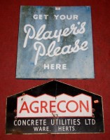 Lot 683 - An Agrecon Concrete Utilities Ltd enamel...
