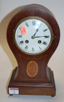 Lot 4 - An Edwardian mahogany and satinwood inlaid...