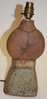 Lot 34 - A Bernard Rooke studio pottery table lamp base,...