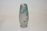 Lot 59 - An early 20th century French glass vase of...