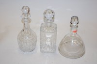 Lot 60 - A pair of early 20th century cut glass...