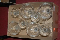Lot 95 - A set of eight modern glass sundae dishes