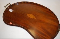 Lot 128 - An Edwardian mahogany and satinwood inlaid...