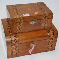 Lot 139 - A Victorian walnut and specimen inlaid...