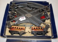 Lot 146 - A boxed Hornby 0 gauge MI passenger train set