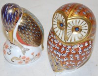 Lot 217 - A Royal Crown Derby desk ornament in the form...