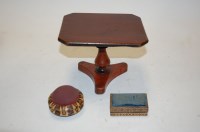 Lot 55 - A Victorian apprentice piece mahogany pedestal...