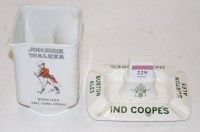 Lot 229 - A Johnnie Walker whisky advertising water jug;...