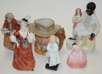 Lot 236 - Three Royal Doulton figurines to include;...