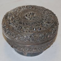 Lot 245 - An early 20th century eastern white metal...