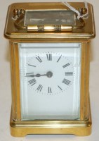 Lot 250 - An early 20th century lacquered brass cased...