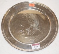 Lot 310 - A modern limited edition commemorative plate...