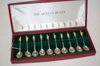 Lot 313 - A cased set of ten Elizabeth II silver wedding...
